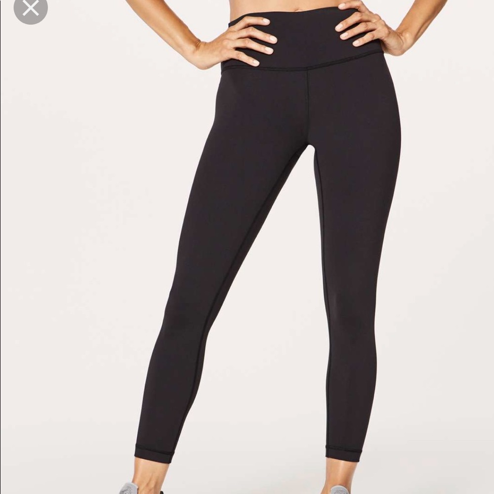 Lululemon wunder under 7/8 leggings